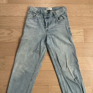Agolde criss cross jeans